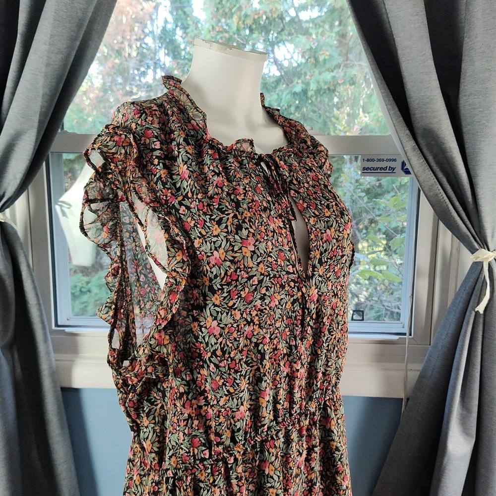 NWT BB Dakota Women's XL By Steve Madden Sleeveless Chiffon Midi Dress - Picture 10 of 15